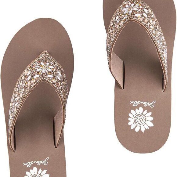 Women's Leather Wedge Sandal 2.5 Inch Heel Platform Flip-Flop Casual Comfort - Picture 3 of 6